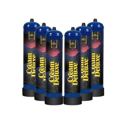 Cream Deluxe Gold 2000g Case of 6 Cream Charger Cylinders