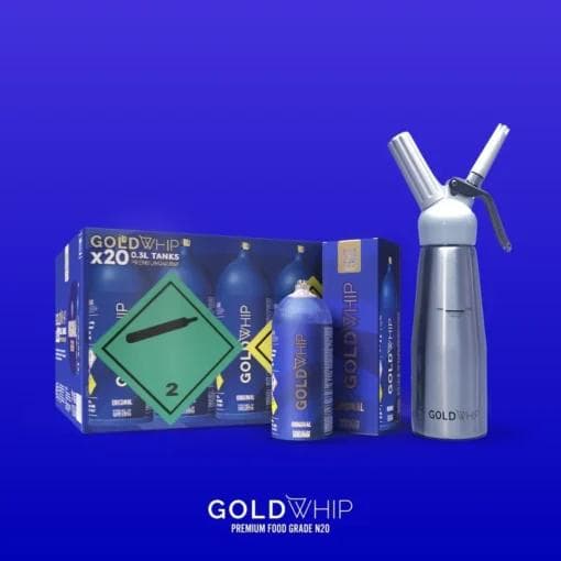 Goldwhip Nitrous Oxide N2O Tank