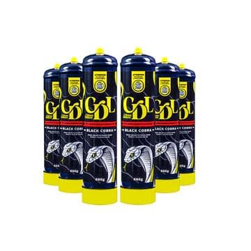 Cream Deluxe Black Cobra 666g Case of 6 Cream Charger Cylinders